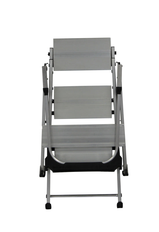 AL Ladder, Werkbordes 3 treden met beugel, Veiligheidsvouwtrap