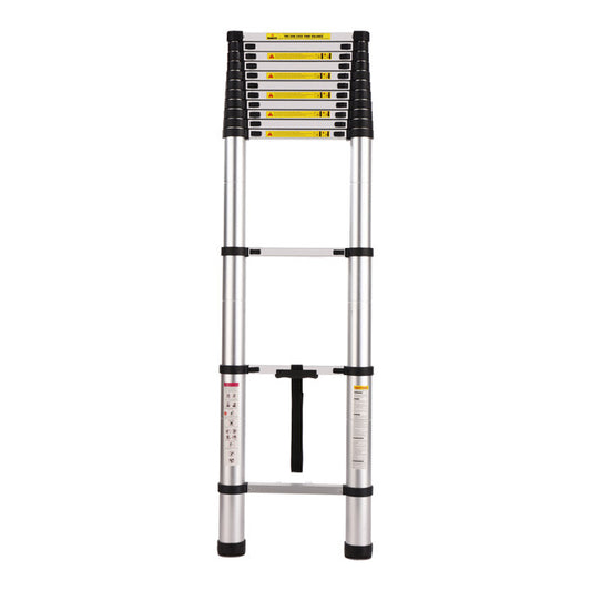 AL Ladder, Telescopische ladder - 15 Treeds - Werkhoogte 4.40m - Aluminium